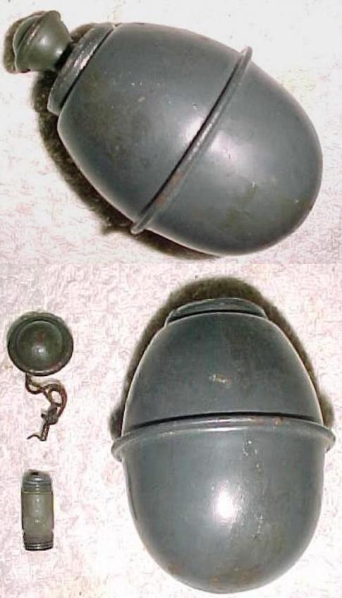 German WW2 M1939 Egg Grenade - Click Image to Close